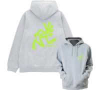 Gramicci - Men's fleece jersey hoodie - Running Man Hooded Sweatshirt Heather Grey for Men - Size M Grey M