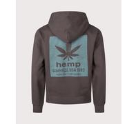 Gramicci Mens Hemp Zip Through Hoodie - Colour: Deep Brown - Size: Medium