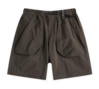 Gramicci Men's x and wander Brushed Nylon Short Charcoal