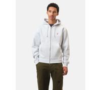 Gramicci One Point Zip Hooded Sweatshirt - Heather Ash Grey - Grey / M
