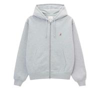 Gramicci One Point Zip Hooded Sweatshirt - Heather Grey - Medium