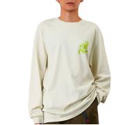 Gramicci - Organic cotton T-shirt - Running Man LS Tee Pigment Dyed Natural Pigment for Men - Size L - Beige Beige L