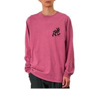 Gramicci - Organic cotton T-shirt - Running Man LS Tee Pigment Dyed Red Pigment for Men - Size M Red M