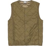 Gramicci - Quilted, insulated sleeveless jacket - Unisex - Thermal Insulation Quilted Vest - Thermal Insulation Quilted Vest Deep Laurel for Men in Nylon - Size M - Khaki Khaki M