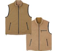 Gramicci - Warm, reversible sleeveless jacket - Men's - Reversible Sherpa Vest - Reversible Sherpa Vest Beige/Tan for Men in Nylon - Size S Beige S