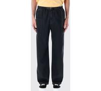 GRAMICCI Wide Leg Cargo Trousers in Hemp and Cotton Blend with Drawstring - Size: S - male