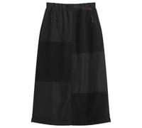 Gramicci Women's Patchwork Fleece Midi Skirt Black