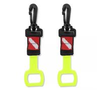 Gramigg 2Pcs Scubas Diving Regulator Octopuses Holder Dives Flags Webbings And Silicones Rings For Diver And Snorkelers Enduring Dives Flags Webbings Silicones Rings