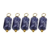 Gramigg 5pcs Sturdy Stainless Steel Jewelry Accessories Featuring Natural Stone for Fashion Enthusiasts and Seeker Daily Use