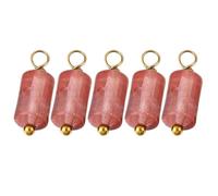 Gramigg 5pcs Sturdy Stainless Steel Jewelry Accessories Featuring Natural Stone for Fashion Enthusiasts and Seeker Daily Use