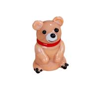 Gramigg Collectible Art Glass Miniatures Glass Bear Figure Animal Miniature Figurines Table Ornaments Handmade Bear Statue Home Decorations