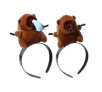Gramigg Cool Bangs Clip Funny Capybaras Headband Cartoon Hair Headwear For Kids Stage School Play And Theatrical Shows