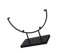 Gramigg Elegant Iron Circular Holder for Displaying Stained Glass Art Pictures Perfect Decor Base Exhibition Display Stand