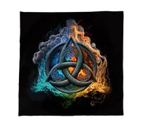 Gramigg Elegant Velvets Tablecloth Portables Divination Mats With Mystical Artwork For Spiritual Meditations And Home Decoration Pattern Tablecloth