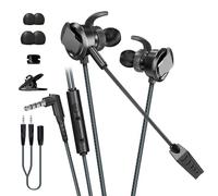 Gramigg ESports Earphone In Ear Earbud For Gamers Double Microphone Designing 10mm Driver Unit 3.5mm Connection Noise Isolation