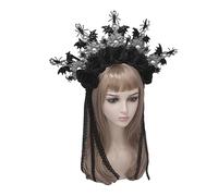 Gramigg Flower Headband Princess Headpieces Lace Pageant Prom Party Props Vintage Tiaras Hair Hoop For Women Headbands For Girls