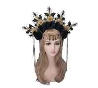 Gramigg Flower Headband Princess Headpieces Lace Pageant Prom Party Props Vintage Tiaras Hair Hoop For Women Headbands For Girls