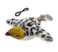 Gramigg Interactive Motion Sensing Cats Toy Realistic Bird Simulation Safe Plush Materials USB Charging Quiet Automatic Electric Cats Toy