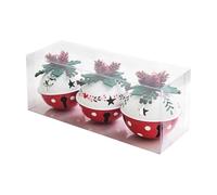 Gramigg Iron Crafted Holiday Bells Ornaments Featuring Reusable Outdoor Indoor Decor and Distinctive Retro Aesthetic Decorative Metal Ornamentation