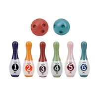 Gramigg Kids Toy Bowling Set 6 Bowling Pins & 2 Balls Toddler Indoor Outdoor Activity Play Games Educational Birthday Gifts Indoor Outdoor Kits