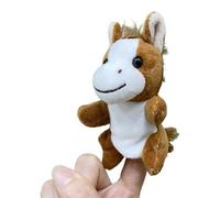 Gramigg Miniature Animal Finger Puppet Soft Plush Toy with Safe PP Cotton for Kids Interactive Play and Role Playing Ativity Toy Animal Finger Puppet