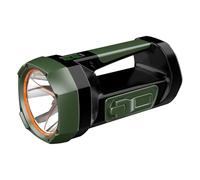 Gramigg Multiple Power Emergencies Flashlight Solar Hand Crank USB Charging Build in Light Digital Display for Outdoor Survival Hand Crank Charging Light