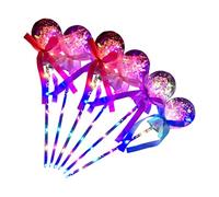 Gramigg Pack of 6 Light Wand with Color Transformations Easy Battery Access Portable for Childrens Festive Event Festival Light Toy