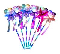 Gramigg Pack of 6 Light Wand with Color Transformations Easy Battery Access Portable for Childrens Festive Event Festival Light Toy