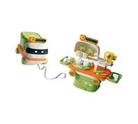 Gramigg Pretend Play Kitchen Makeup Set With Toy Vehicle For Early Childhood Learning And Social Interaction Modular Pretend Play Set With Easy Storage