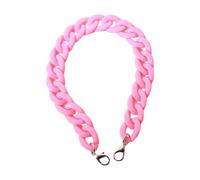 Gramigg Replacement Shoulder Strap Acrylic Purse Chain Straps With Metal Hook 60cm Handbag Chains Handle For Women Purses Making Acrylic Craft Chains For Clothing Accessories