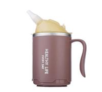 Gramigg Rustless Medical Feeding Cup 400ml Spill Immune Lid for Elderly and Disabled Against Desire Straw Excellent for Liquid Food Alone Action Liquid Food Container for Patients