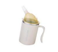 Gramigg Rustless Medical Feeding Cup 400ml Spill Immune Lid for Elderly and Disabled Against Desire Straw Excellent for Liquid Food Alone Action Liquid Food Container for Patients