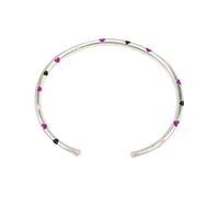 Gramigg Semi Opening Secure Wear Copper Jewelry Piece Wrist Chain Bangle For Travel And Office Use Versatile Drip Art Adjustable