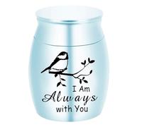 Gramigg Simple Casket Ashes Jar Vessel Ashes Casket For Pet Urn Carving Memorial Small Jar Urn Container Container For Human