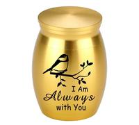 Gramigg Simple Casket Ashes Jar Vessel Ashes Casket For Pet Urn Carving Memorial Small Jar Urn Container Container For Human