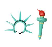 Gramigg Statue Of Liberties Crowns And Torch Costume Set Liberties Headband Statue Of Costume Accessories For Adult Crown And Torch Set Statues Accessories For Party