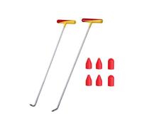 Gramigg Upgrades Car Dents Repair Tool 90/180 Degree Angles Pry Rod Simple To Use Auto Dents Fixer For Easy Auto Body Restoration Bodywork Pry