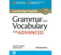 Grammar and Vocabulary for Advanced Book with Answers and Audio: Self-Study Grammar Reference and Practice (Cambridge Grammar for Exams)