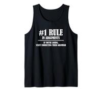 Grammar Correction Humor for Arguments and English Teachers Tank Top