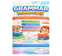 Grammar Fundamentals Made Easy: Parts of Speech, Verb Tenses, Sentence Editing & Writing Practice in 8.5x11 Large Print - Build Strong Grammar Skills, Improve Writing, and Boost Confidence!