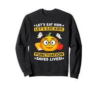 Grammar Halloween Teachers Shirt Punctuation Saves Lives Sweatshirt