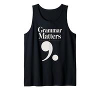 Grammar Matters Semicolon Punctuation Humor Tank Top