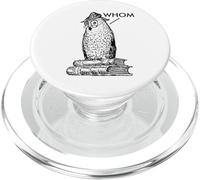 Grammar Owl Says Whom PopSockets PopGrip for MagSafe
