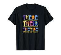 Grammar Teacher Design There are People Driving Me Crazy T-Shirt