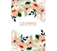 Grammie Notebook: 6"x9" College Lined Journal Flower Design