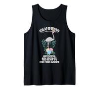 Grammingo Like A Normal Grandma Only More Awesome Flamingo Tank Top