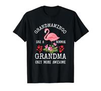 Grammingo Like A Normal Grandma Only More Awesome for Women Value Graphic T-Shirt, Men, Black, S