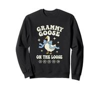 Grammy Goose On the Loose Cute Funny Retro Sweatshirt