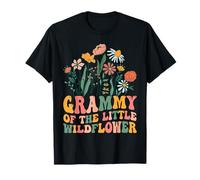 Grammy Of The Little Wildflower Birthday Party Baby Shower T-Shirt