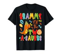 Grammy of The Two-A-Saurus 2nd Birthday Boy Dinosaur T-Shirt